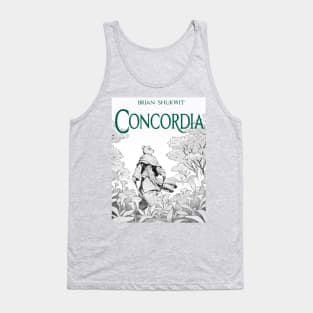 Concordia - Teal Title Tank Top